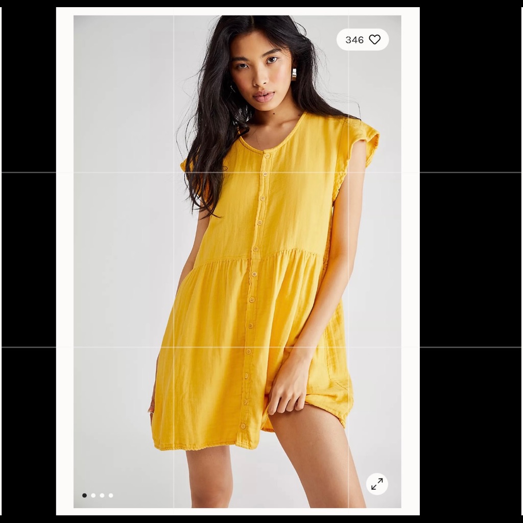 Free People Tory Button Tunic Size L
